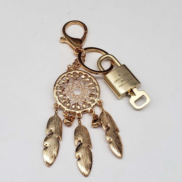 Authentic Louis Vuitton Lock & Key with unbranded Bagcharm, Keycharm, Keychain - Picture 3 of 8